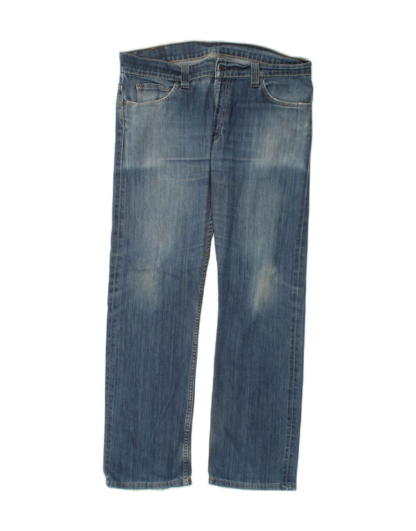 Blugi drepti pentru bărbați LEVI'S W38 L32 Bumbac albastru