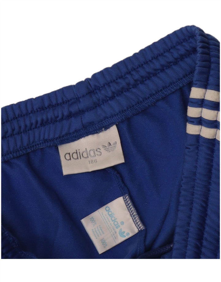 Pantaloni de trening Adidas pentru bărbați, mari, albastru, poliester
