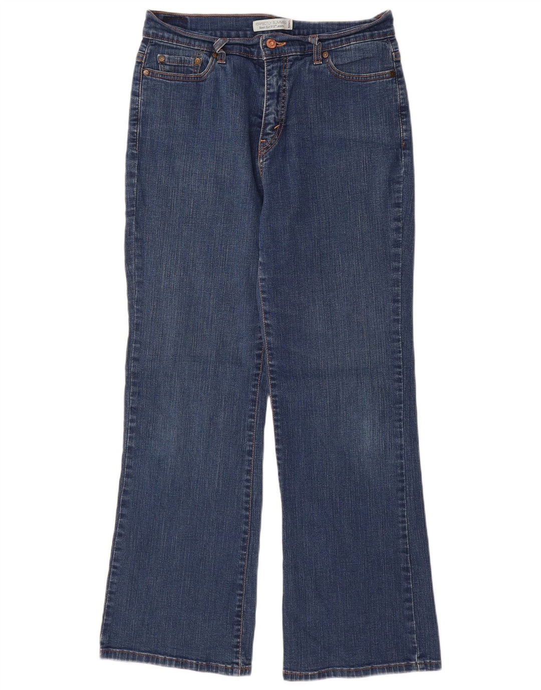 Jeans Levi's pentru femei 512 Perfectly Slimming Bootcut US 12 Large W28 L30 Blue