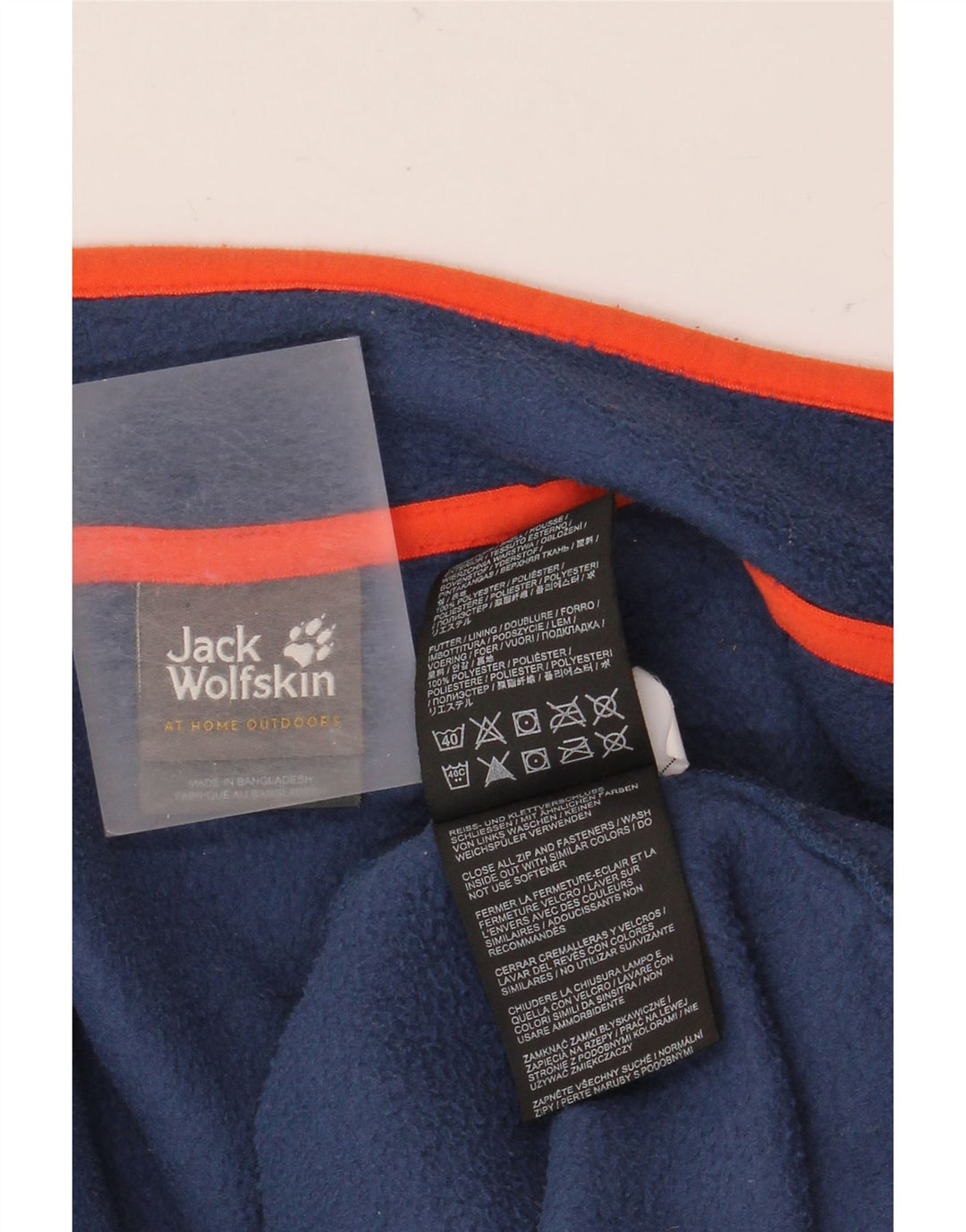 Jack Wolfskin Jachetă fleece pentru băieți 13-14 ani bleumarin poliester