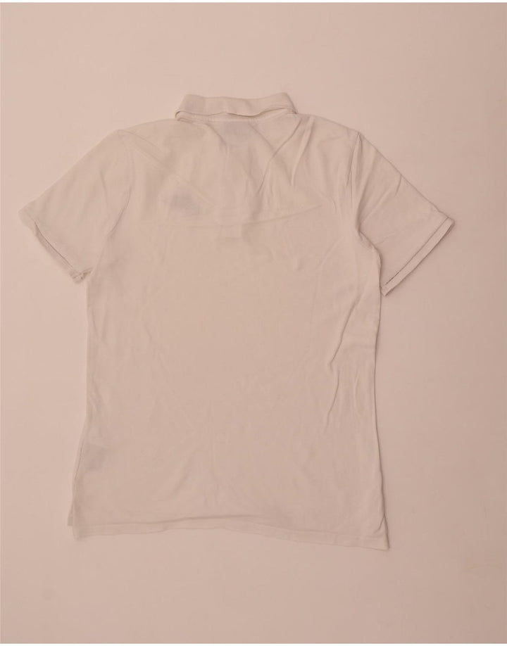 Tricou polo Nike pentru bărbați, bumbac alb mediu