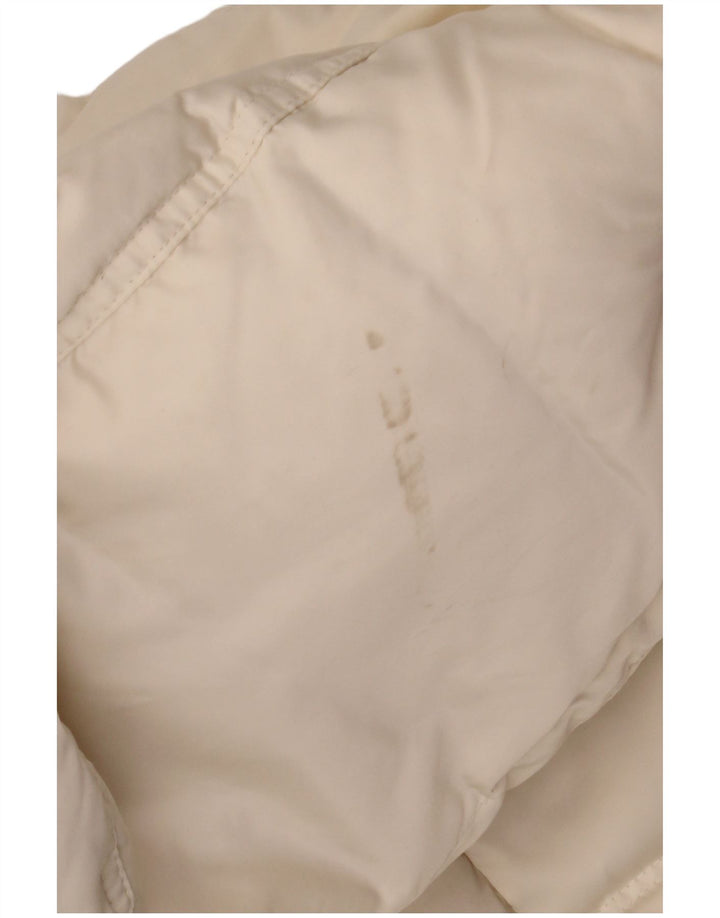 Jachetă căptușită supradimensionată pentru femei CALVIN KLEIN JEANS UK 10 Small Off White