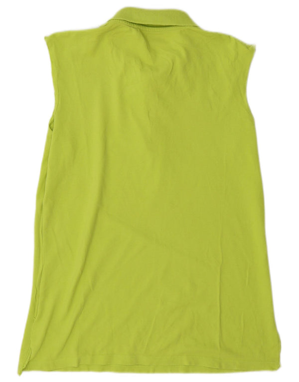 Tricou polo fără mâneci Kappa pentru femei UK 20 2XL Verde