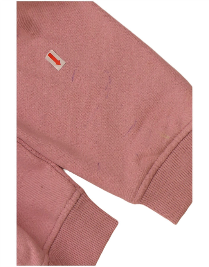 ELLESSE Pulover cu grafic pentru femei UK 12 Bumbac roz mediu