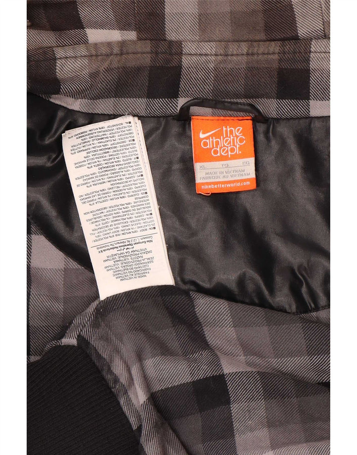Jachetă matlasată cu glugă Nike pentru femei UK 18 XL Nylon negru