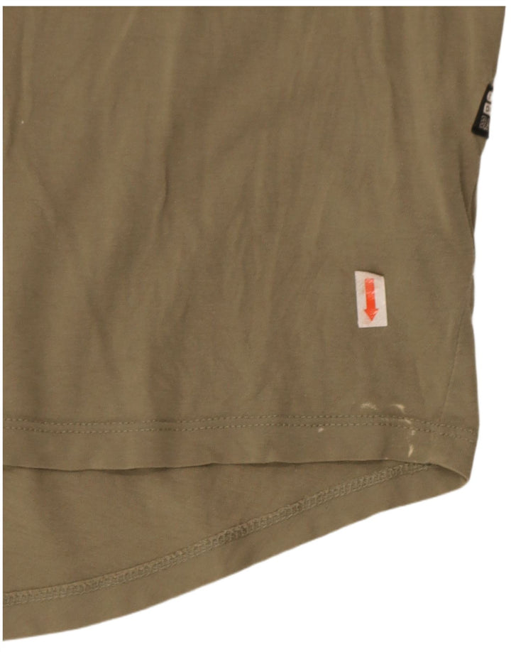 Tricou Bărbați G-Star Top Mediu Kaki Bumbac