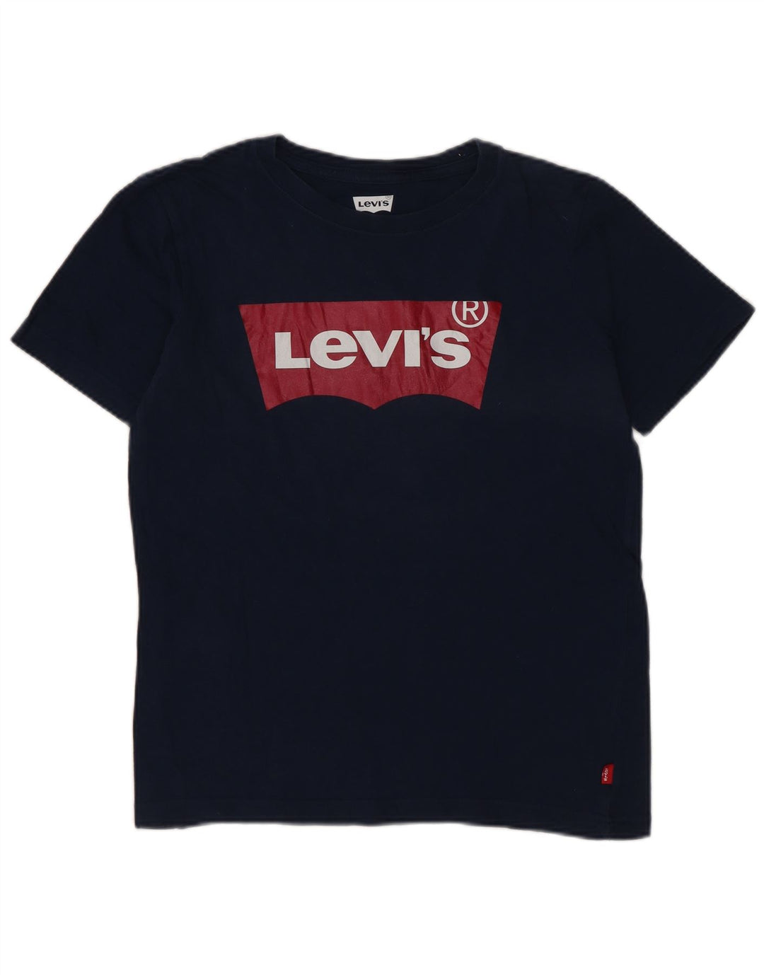 Tricou grafic Levi's pentru băieți Top 9-10 ani Logo bleumarin