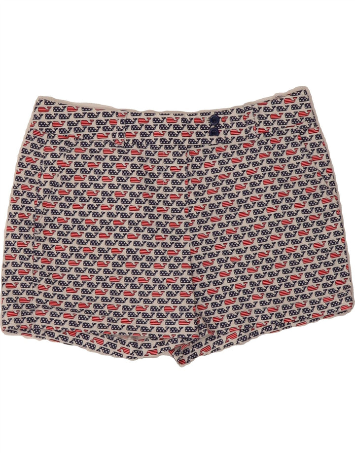VINEYARD VINES Womens Graphic Chino Shorts US 6 Medium W30 Multicoloured Vintage Vineyard Vines and Second-Hand Vineyard Vines from Messina Hembry 