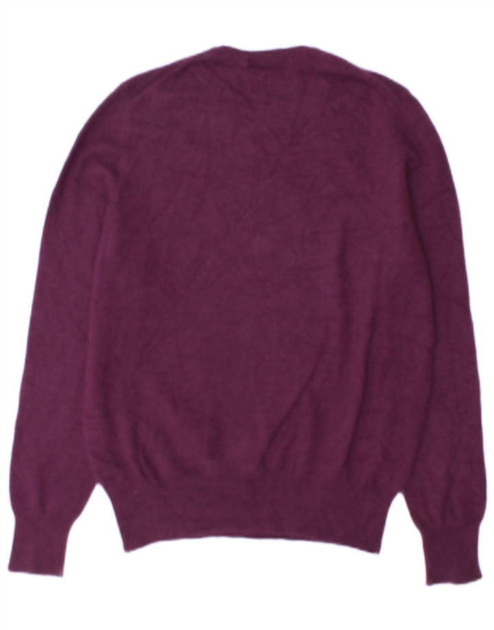 Pulover pentru femei Marks & Spencer cu decolteu triplu UK 12 Violet mediu