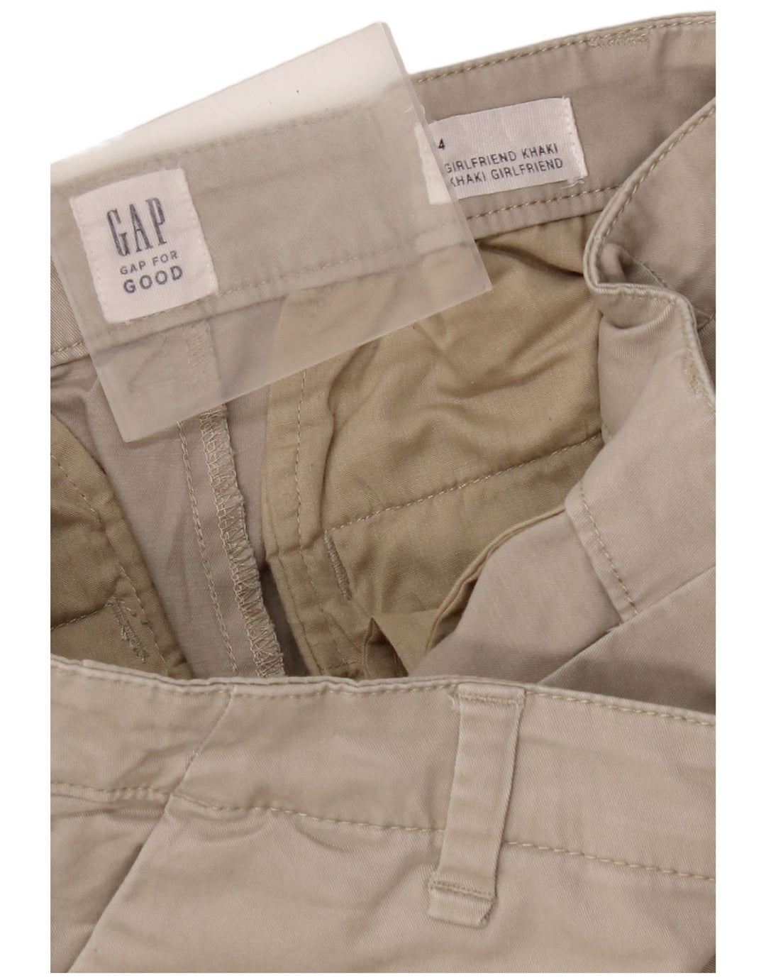 Pantaloni chino subțiri pentru femei Gap US 4 Small L30 L27 Bej