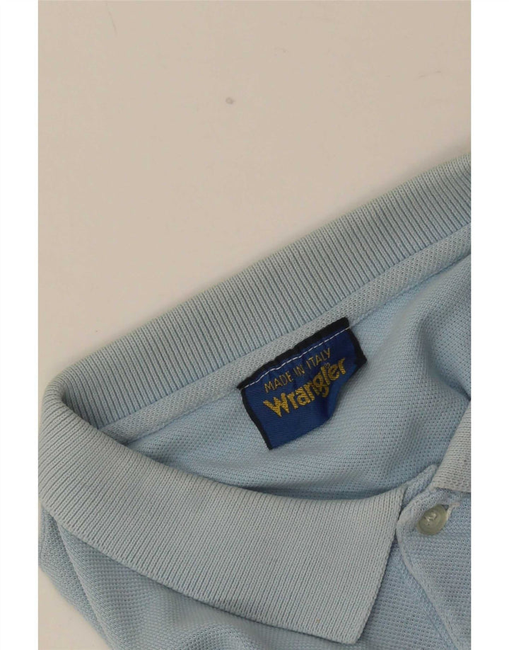 Tricou polo Wrangler pentru bărbați, albastru mediu