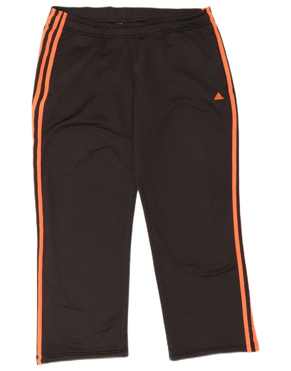 Pantaloni de trening Adidas Climalite pentru femei UK 16 Poliester negru mare