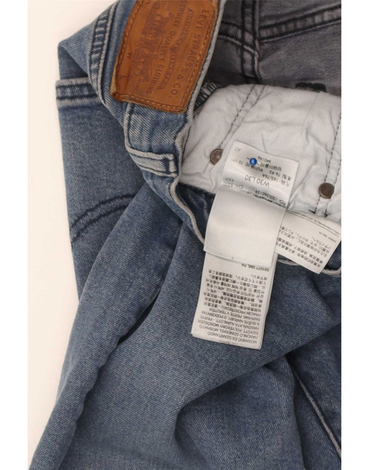 Blugi slim pentru bărbați Levi's W30 L30 Bumbac albastru