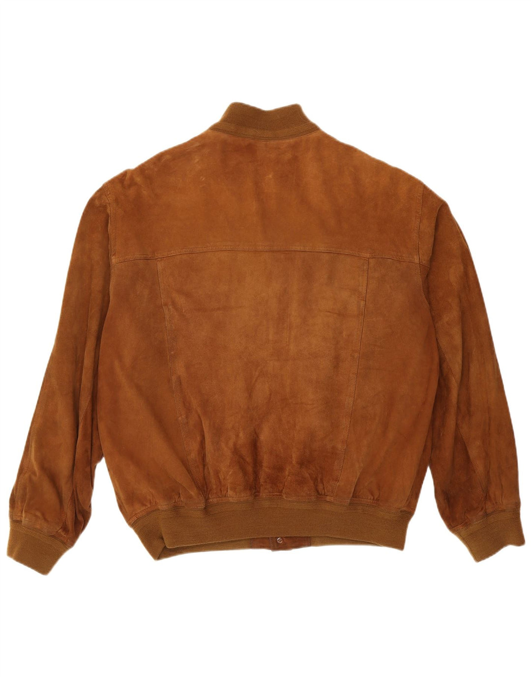 Jachetă Bomber Vintage pentru bărbați din piele intoarsa IT 55 2XL din piele maro