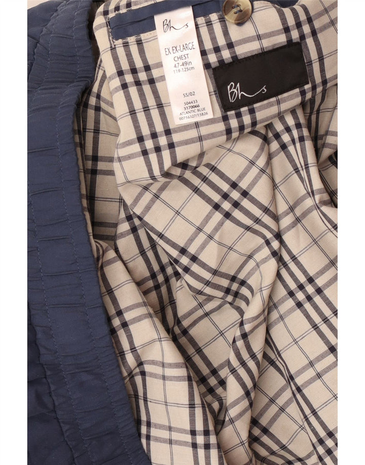 Bhs Bomber Jacket pentru bărbați UK 47/49 2XL Bumbac bleumarin