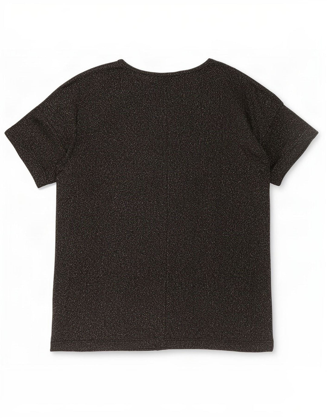 Tricou supradimensionat Topshop pentru femei Top UK 8 Small Black Flecked Poliester