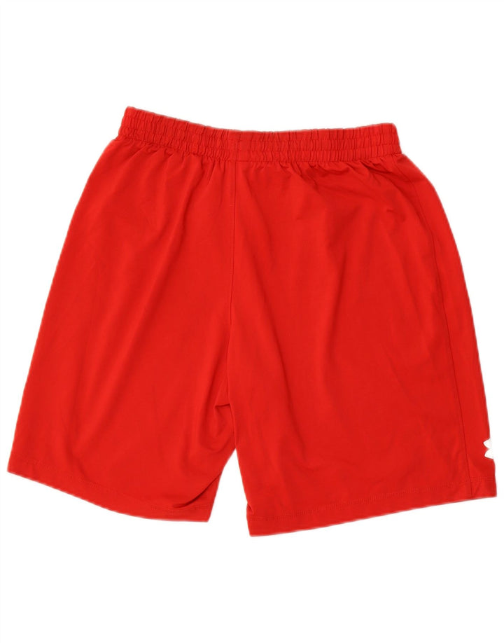 Pantaloni scurți sport Under Armour pentru băieți 11-12 ani poliester roșu mare
