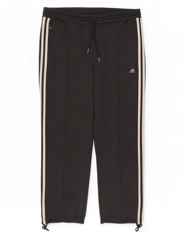 Pantaloni de trening Adidas Climalite pentru femei UK 12 Medium Gri Poliester