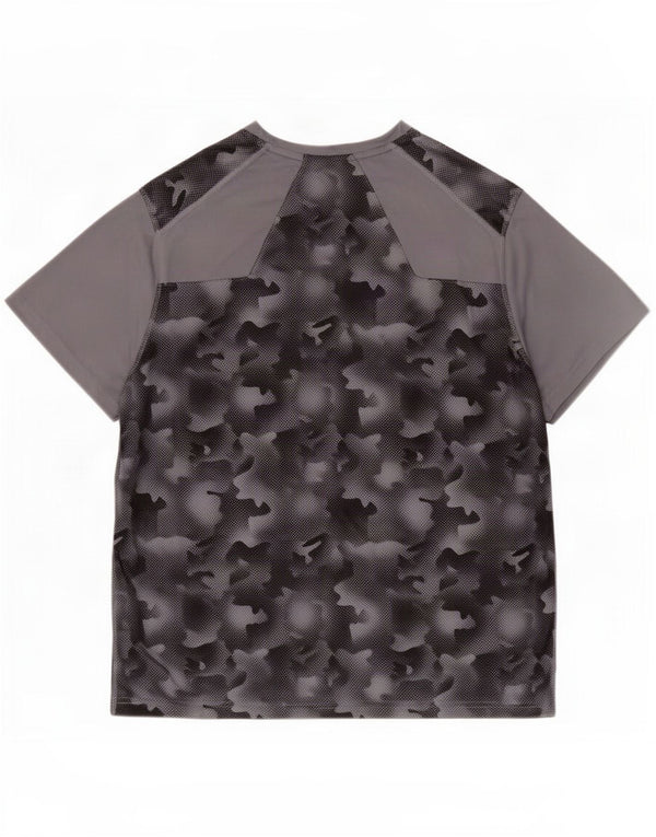 Tricou pentru bărbați Mountain Warehouse Top 2XL Gri Camuflaj Poliester