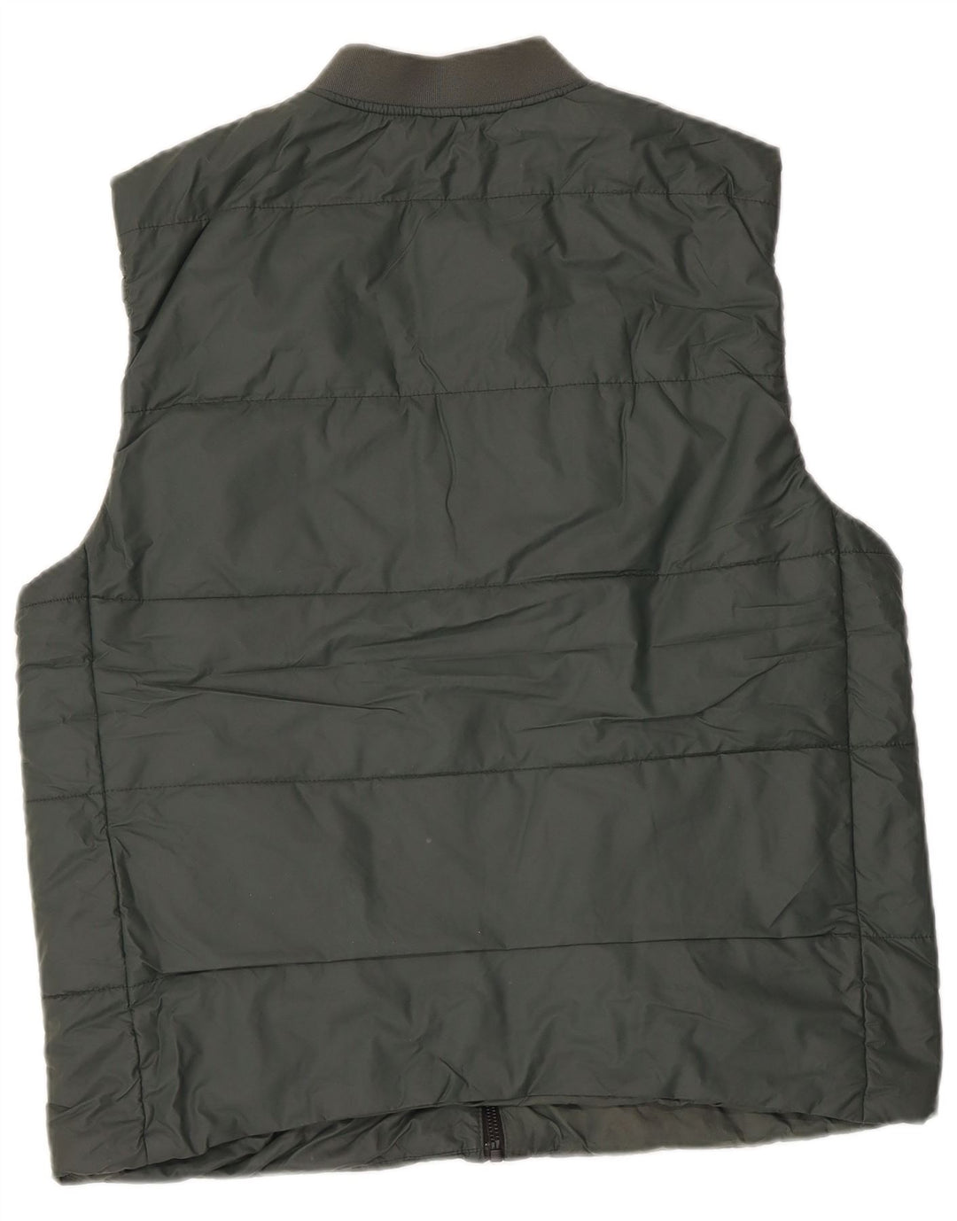 Gilet căptușit pentru bărbați Zara UK 40, mare, verde, poliester