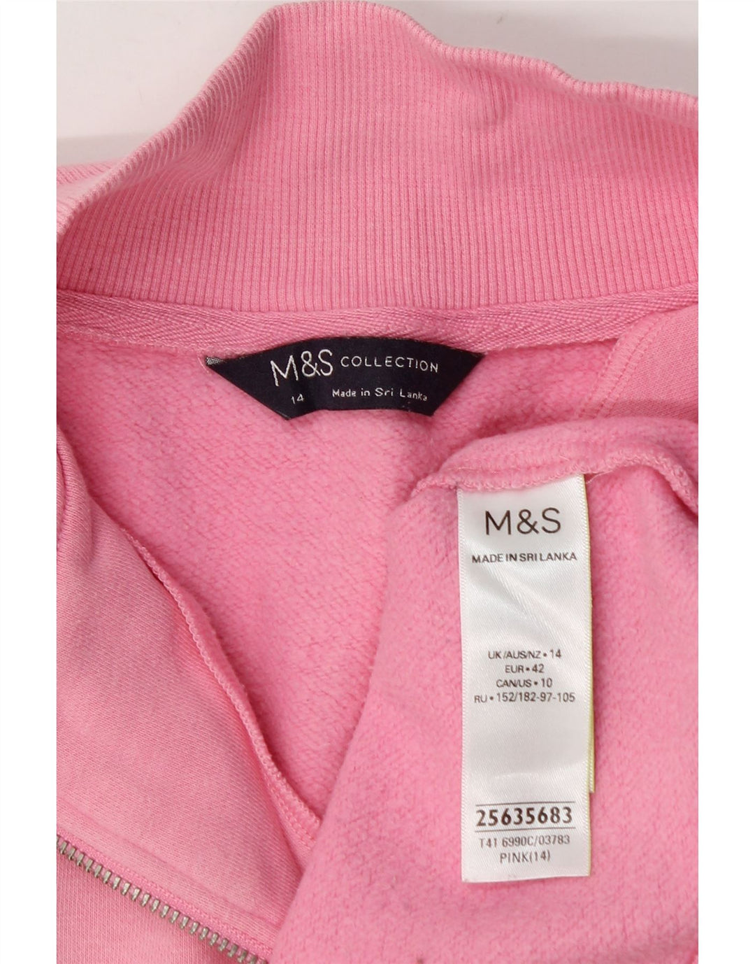 Pulover supradimensionat pentru femei Marks & Spencer UK 14, mare, roz
