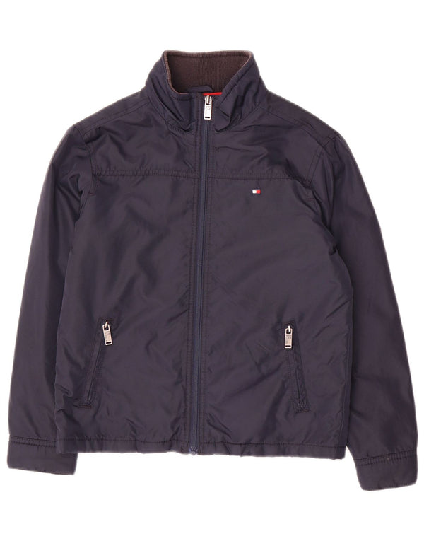 Tommy Hilfiger Boys Bomber Jacket 9-10 Years Navy Blue Nylon