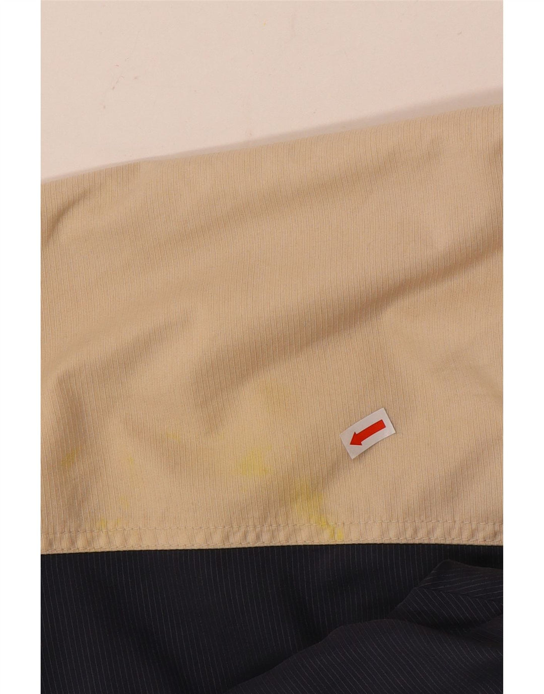 Jachetă de ploaie cu glugă Reebok pentru femei UK 12 Medium Bej Colorblock