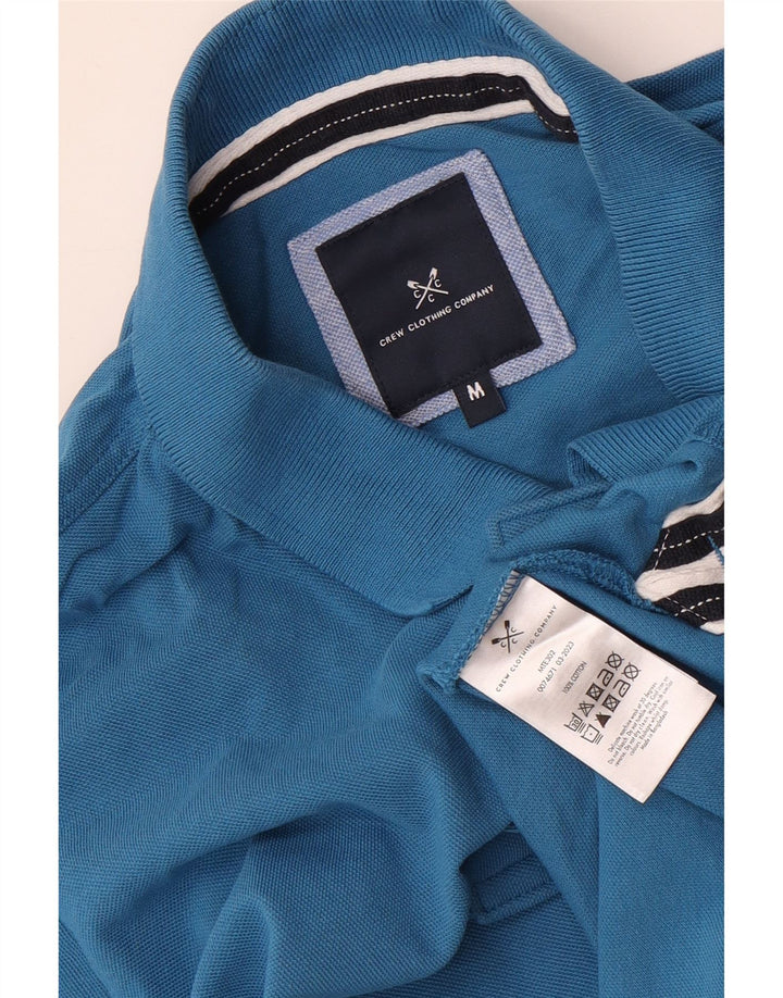 Crew Clothing Tricou polo pentru bărbați, bumbac albastru mediu