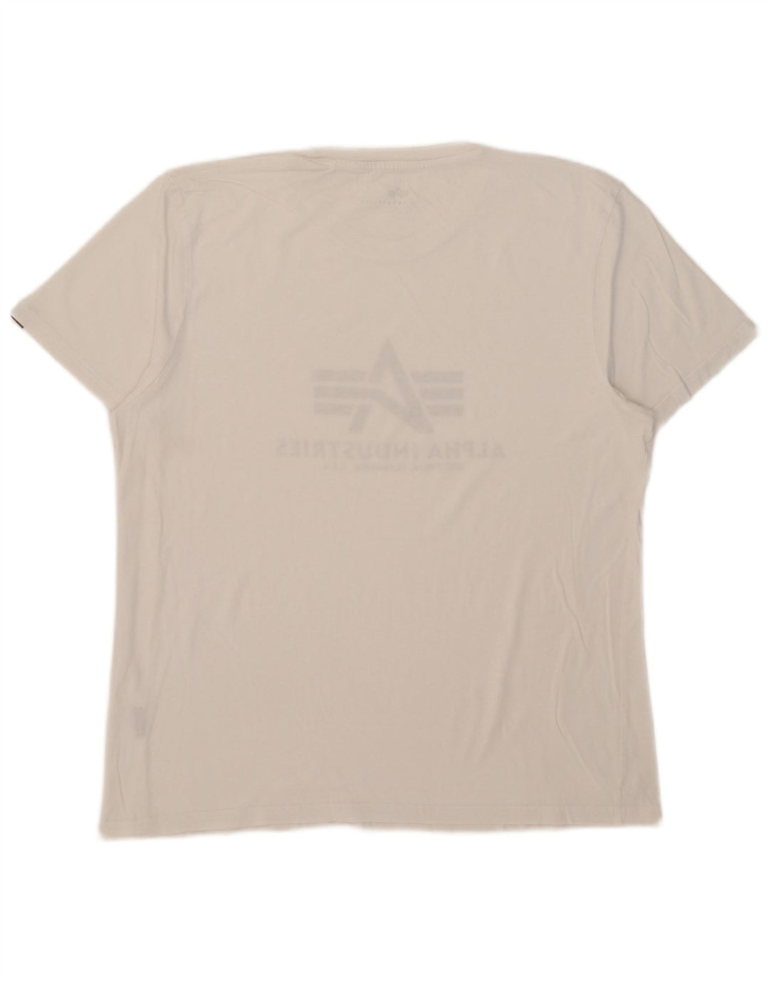 Tricou grafic Alpha Industries pentru bărbați Top mare alb