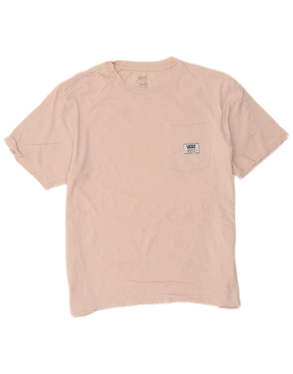 Tricou pentru bărbați Vans Top mare din bumbac roz