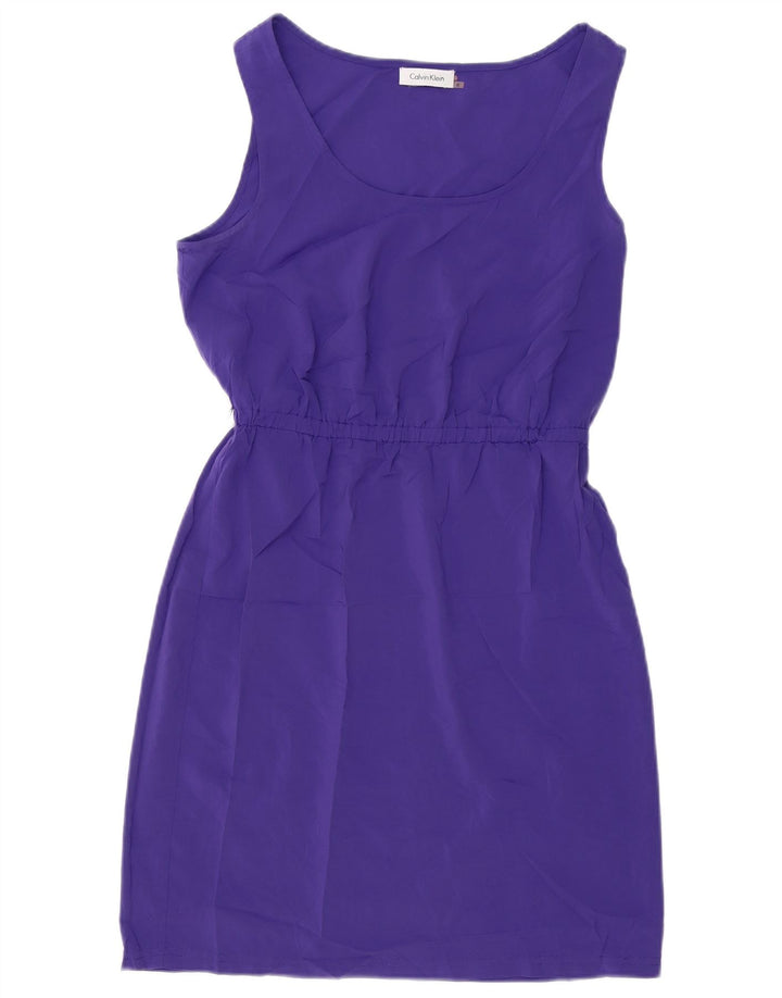 Rochie pentru femei Calvin Klein, fără mâneci, poliester violet mediu US 6