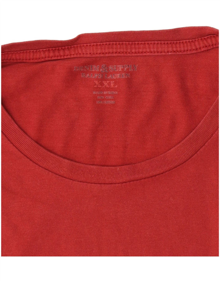 Tricou grafic pentru bărbați Ralph Lauren Top 2XL Roșu