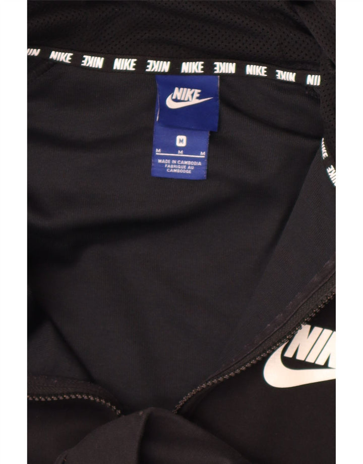 Pulover Nike Graphic Zip pentru bărbați, mediu negru