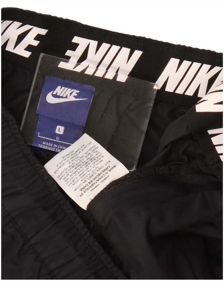 Pantaloni de trening Nike pentru femei UK 14 mare, negru, bumbac