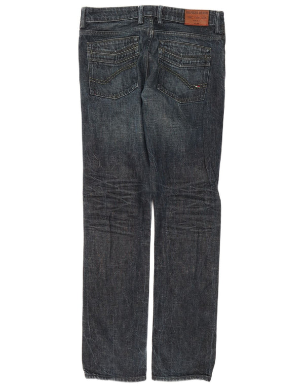 Tommy Hilfiger Stokes Slim Straight Jeans pentru femei L30 L34 Bumbac bleumarin