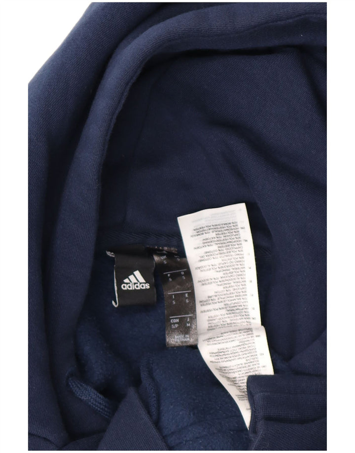 Pulover ADIDAS pentru bărbați, bumbac, albastru bleumarin