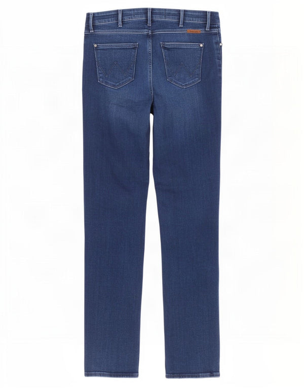 Blugi drepti Drew Wrangler pentru femei W27 L30 bumbac albastru