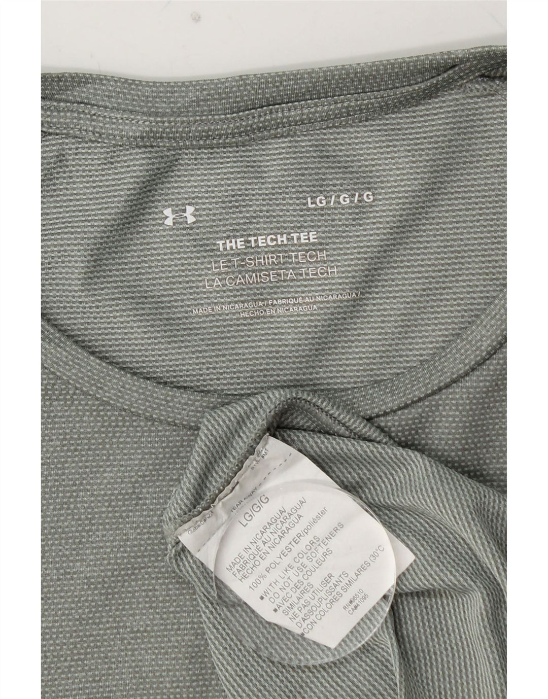 Tricou pentru bărbați UNDER ARMOUR Top mare poliester verde