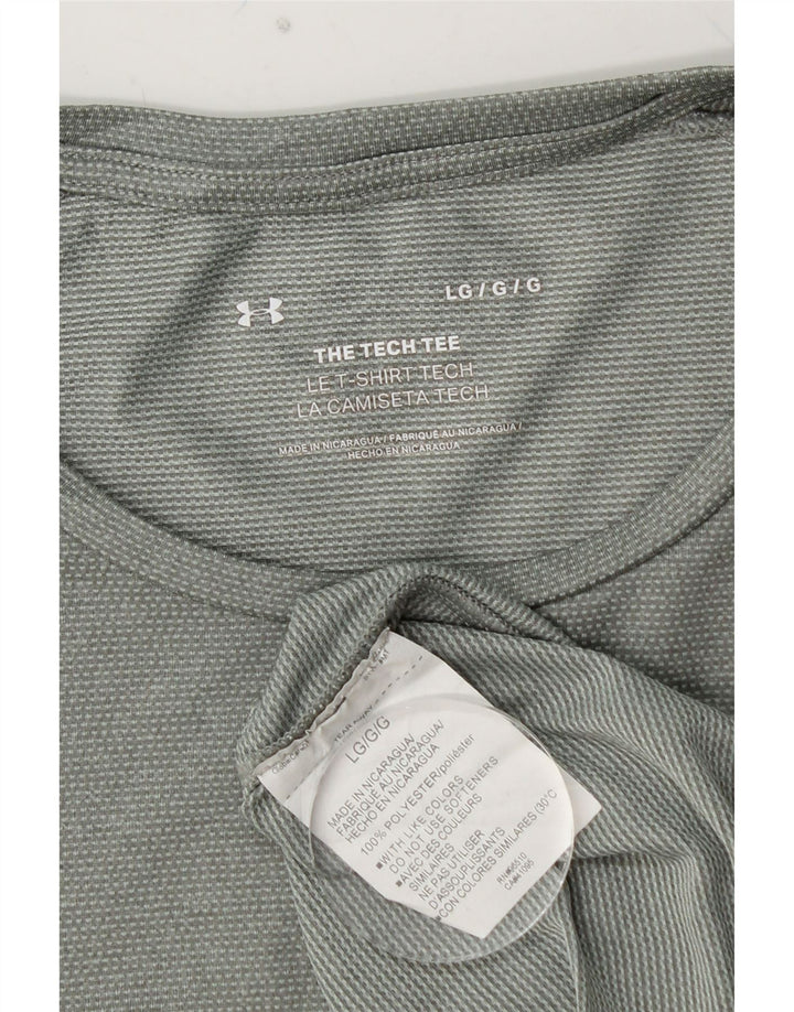 Tricou pentru bărbați UNDER ARMOUR Top mare poliester verde