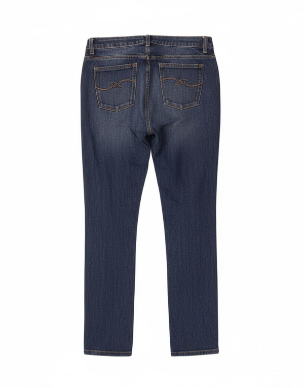 Trussardi Blugi subțiri pentru femei IT 40 Small W26 L29 Bumbac albastru