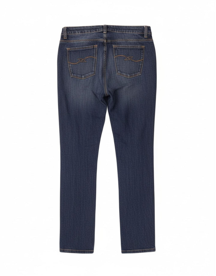 Trussardi Blugi subțiri pentru femei IT 40 Small W26 L29 Bumbac albastru