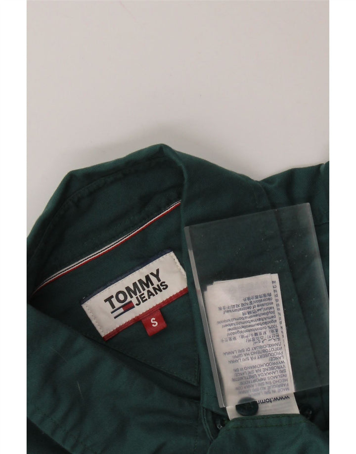 Cămașă pentru bărbați TOMMY HILFIGER Bumbac verde mic