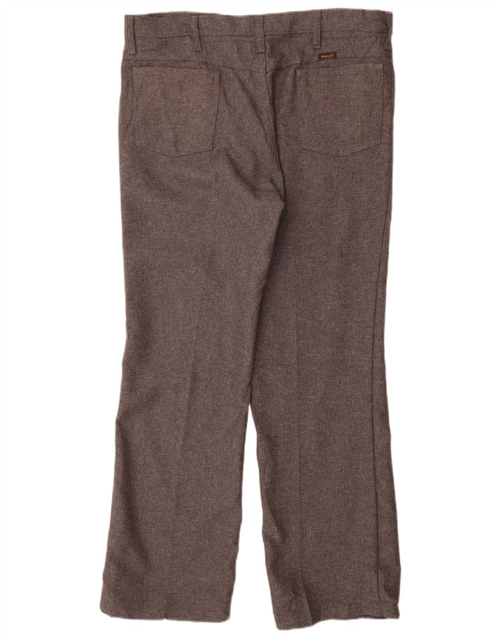 Pantaloni casual drepti pentru bărbați Wrangler W38 L30 poliester gri