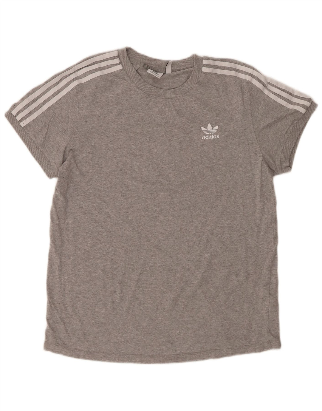 Tricou pentru femei ADIDAS UK 12, bumbac cu pete, gri mediu