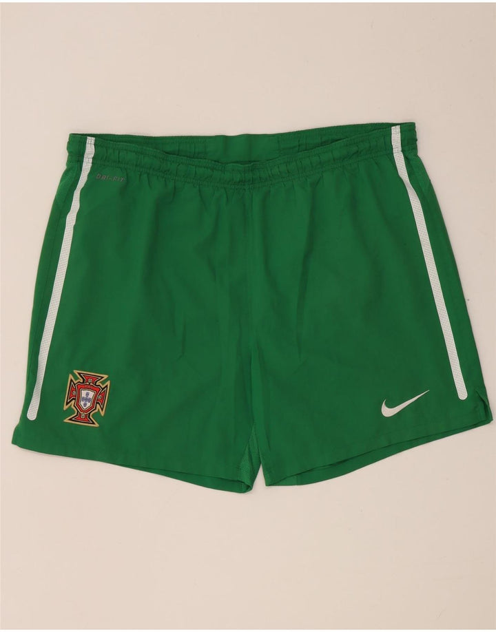 Pantaloni scurți sport pentru bărbați Nike Portugalia, mari, verde, poliester