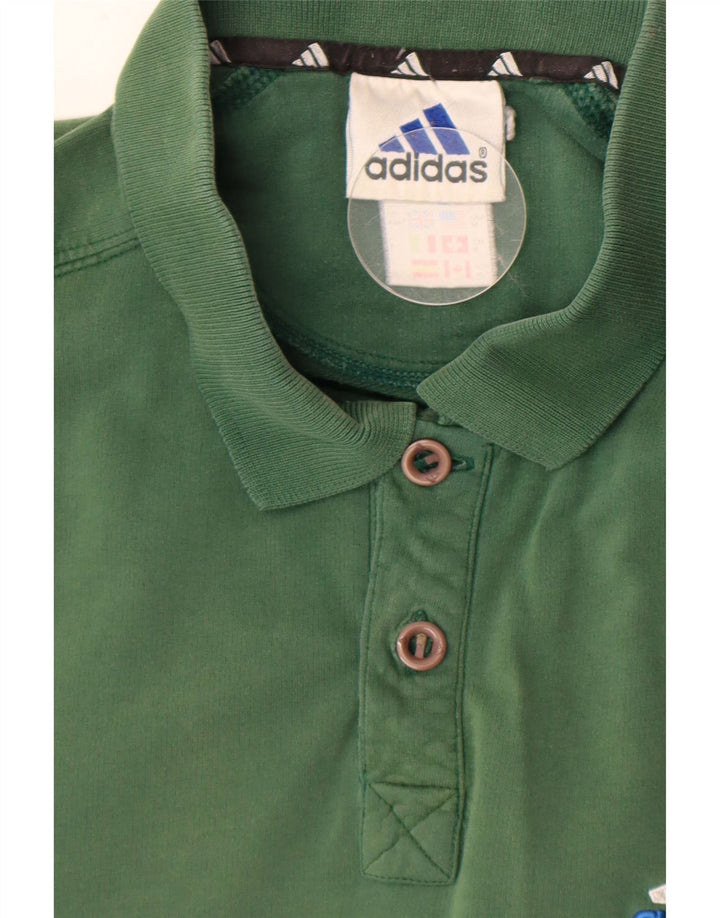 Tricou polo Adidas pentru bărbați, verde mediu