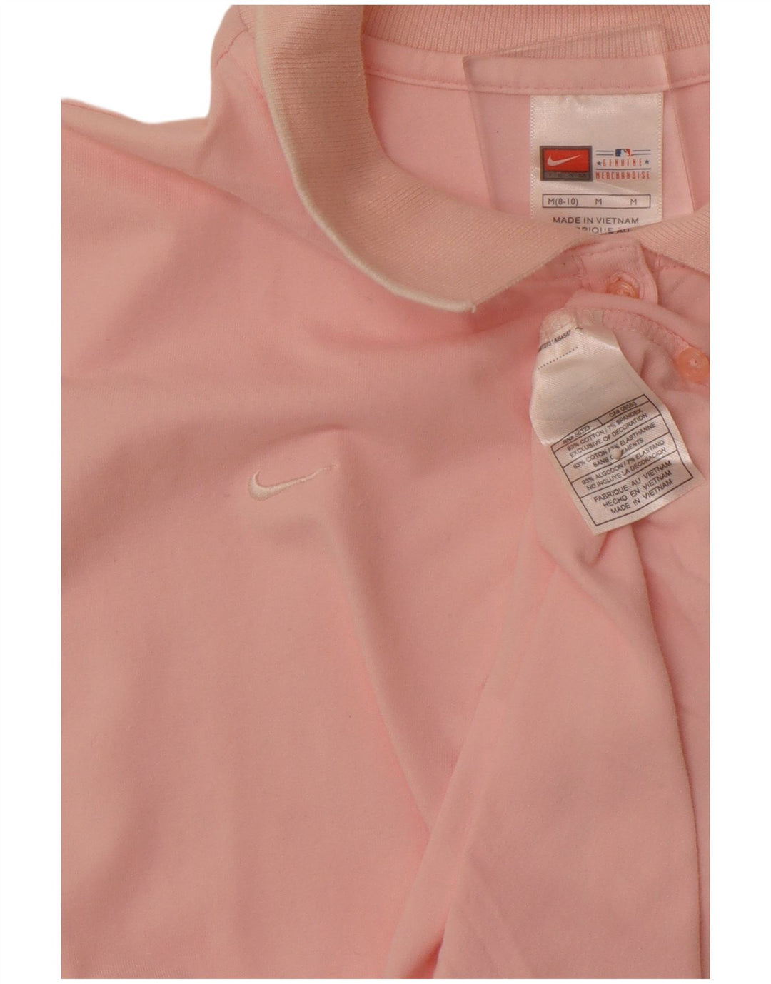 Tricou polo NIKE Saint Louis Cardinals pentru femei US 8/10, bumbac roz mediu