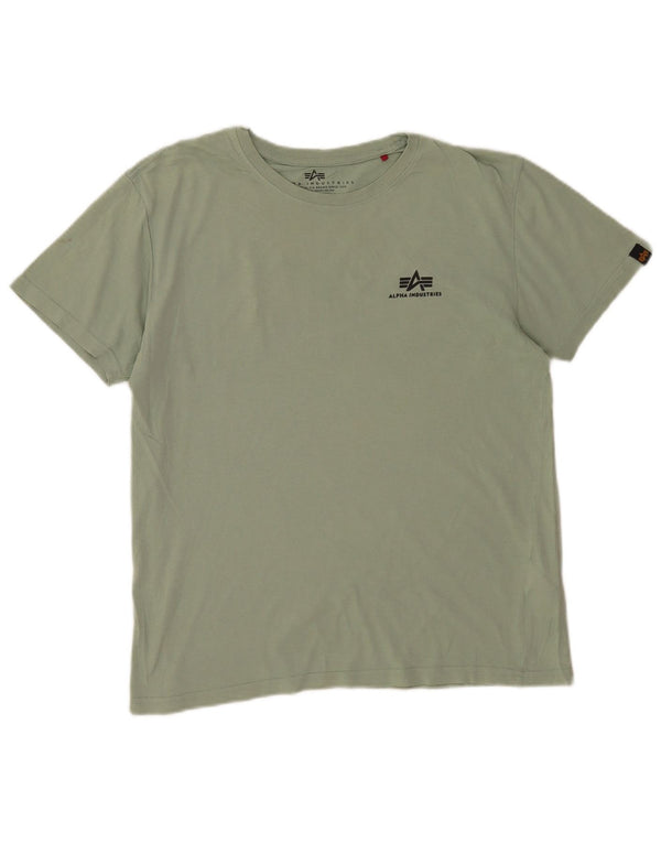 Tricou pentru bărbați Alpha Industries Top Medium Verde