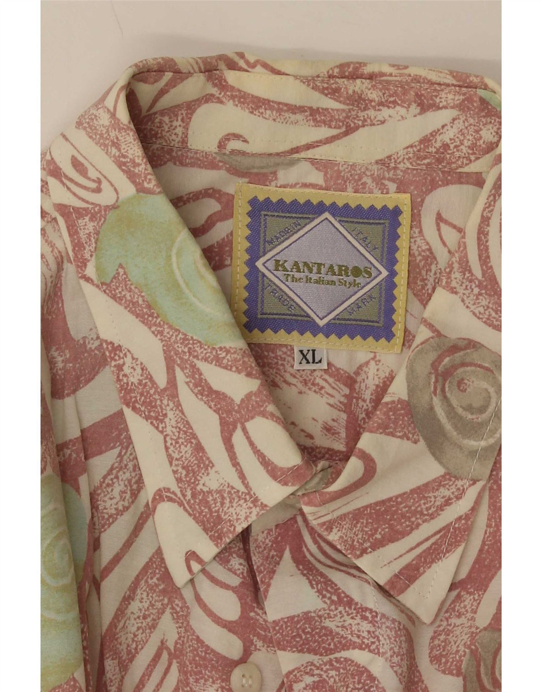 Cămașă pentru bărbați Kantaros cu model abstract, XL, multicoloră