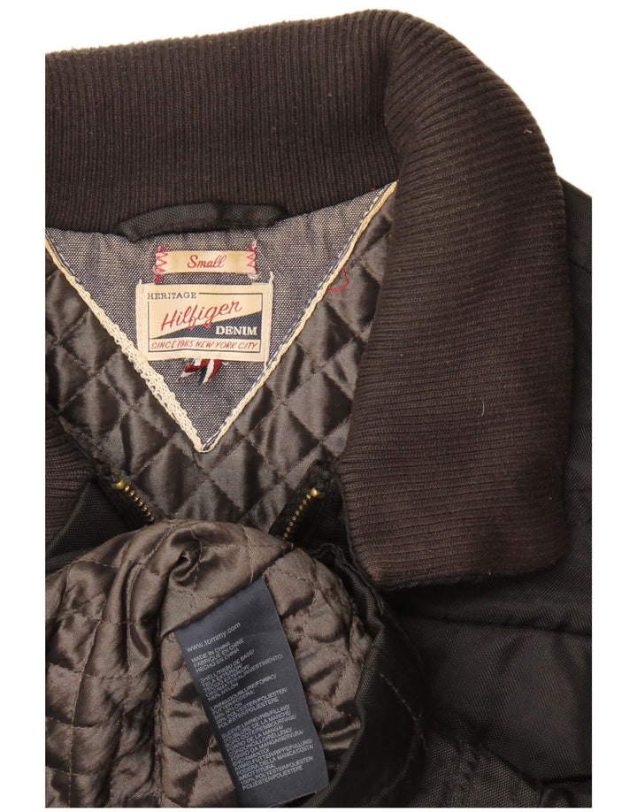 Jachetă utilitare Tommy Hilfiger pentru femei UK 10 Small Black Nylon